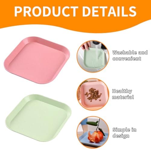 3 Colorful Kitten Bowls – Cute Non-Slip Cat Feeding Dishes for Food & Water, BPA-Free Pet Bowls for Kittens & Small Cats, Durable Plastic Cat Food Bowls Set — view 3