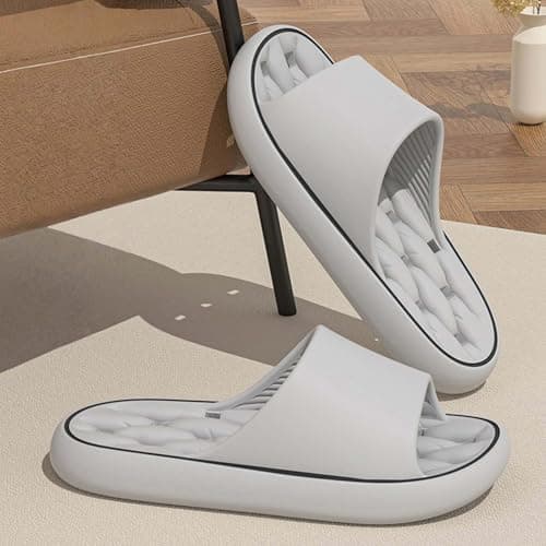 Bathroom Slippers For Women Men, Non Slip Shower Shoes Unisex — view 2