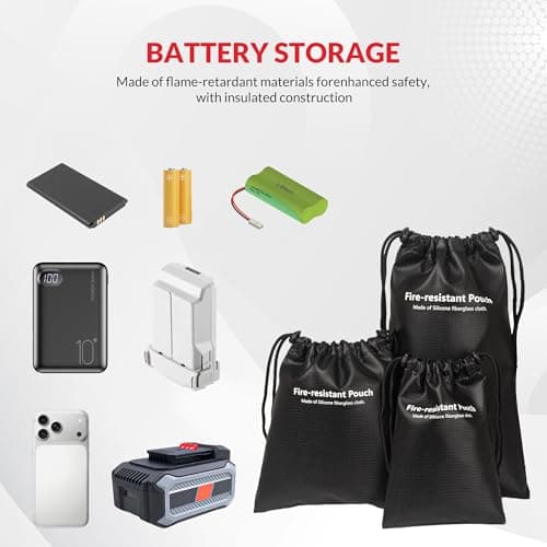 SAFE-TECH Battery Terminal Protection Pouch Set 3 Battery Anti-Shocking Bag — view 6