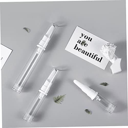 DOITOOL 8 Pack 15ml Plastic Airless Pump Bottles, Refillable Cosmetic Containers for Foundation and Moisturiser, Portable Travel Vacuum Storage Bottles for Skincare — view 6