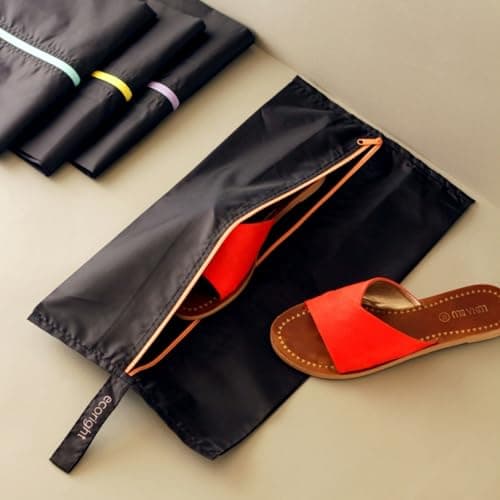 Ecoright Shoe Bags for Travel Water-Resistant Recycled Shoe Storage Bags, Travel Shoe Pouch Organizer for Suitcase, Men & Women — view 3