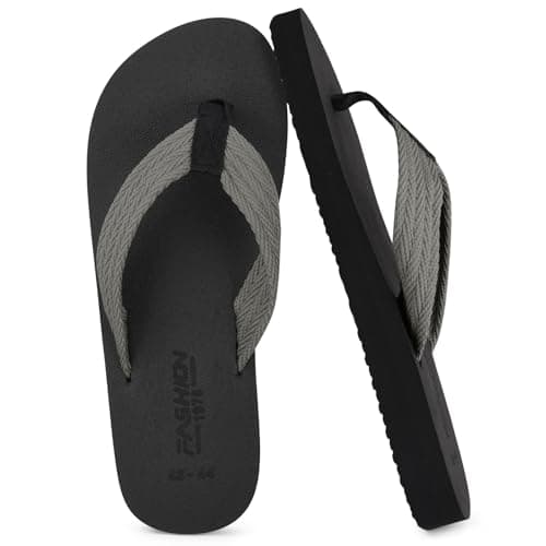 BSBUY Unisex Flip Flops Mens Flatform Beach Flip-Flop EVA Slippers Ladies Girls Yoga Mat Cushion Thong Sandals Beach Travel Platform Sandals Slip-Resistant Flat Flip Flops for Shower(UK:9.5-10)