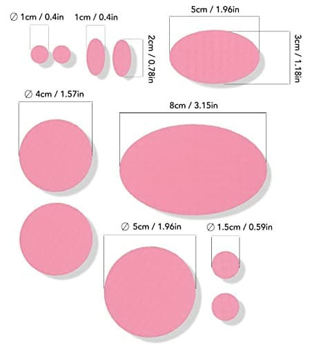 aZengear Self-Adhesive Repair Patches (30+ Colours) for Down Jackets, Puffer Coats, Tents, Upholstery - Waterproof, Tear-Cold-Heat-Resistant Nylon Polyester Fabric (11 Pcs, Pink) — view 6