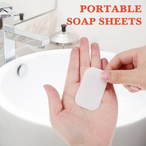 3 Pcs Travel Paper Soap Sheets Back to School Decorations for Hiking — view 4