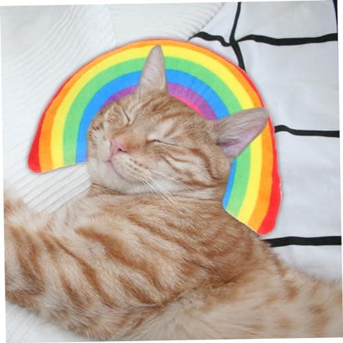 BELLIFFY 6 Pack U Shaped Catnip Pillow Toys for Cats Washable Polyester and Pp Cotton Cat Pillow Comfortable Sleeping Toy and Pet Rest Areas — view 5