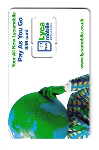 Lycamobile Pay As You Go International Combi Sim Card