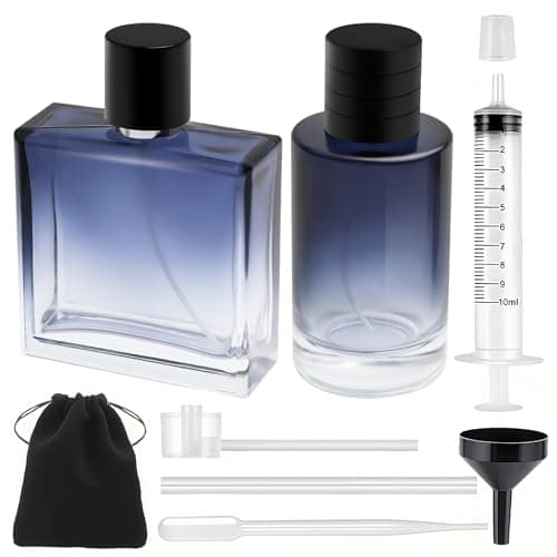 Maxumille 2Pcs 100ml Perfume Atomiser Refillable, Aftershave Spray Bottles