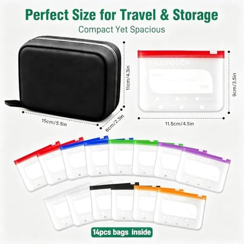 Pill Bag Waterproof Silicone Tablet Organiser — view 5