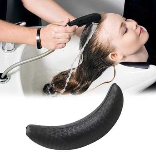 Shampoo Bowl Neck Rest Cushion Black Pva U Shaped Sponge — view 4