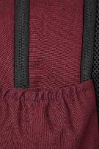 Mountain Warehouse Commuter 30L Backpack - Large Capacity Daypack with Laptop Pocket, RFID Zipped Pockets & Bottle Pocket - All Season Camping, Hiking & Outdoors Burgundy ONE — view 6