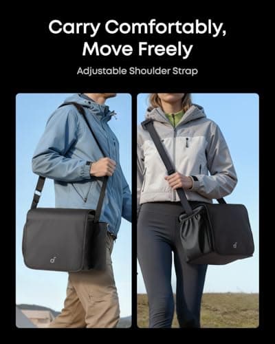 NEBULA Portable Carry Bag for P1 Projector, Compact and Lightweight Travel Case with Adjustable Storage, Shoulder Strap, and Durable Waterproof Polyester Fabric — view 2