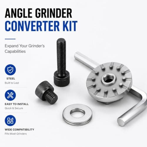 Carbon Steel Star Lock System, Multi-Tool Converter Adapter Power Tools, Saw Blades Adapter Power Tools Advanced Version for DIY Projects & Woodworking — view 6