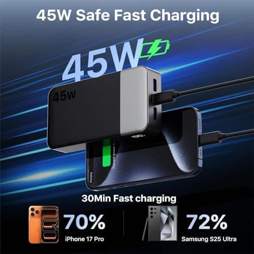 NOBIS 45W Power Bank Fast Charging 20000mAh Portable Charger — view 2
