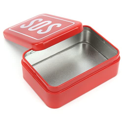ZJchao Outdoor Emergency First Aid Box, Stainless Steel Plano Storage Box with High-Performance First Aid Kit, and Portable for Hiking, Camping, Travel or Use. — view 3