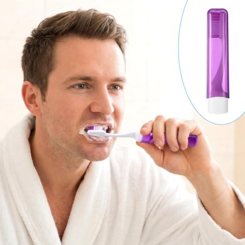 6Pcs Travel Toothbrush, Portable Travel Toothbrush Soft Bristle — view 4