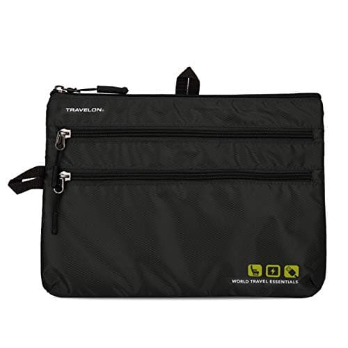 Travelon: World Travel Essentials Seat Pack Organizer - Black, Black, One Size, World Travel Essentials Seat Pack Organizer