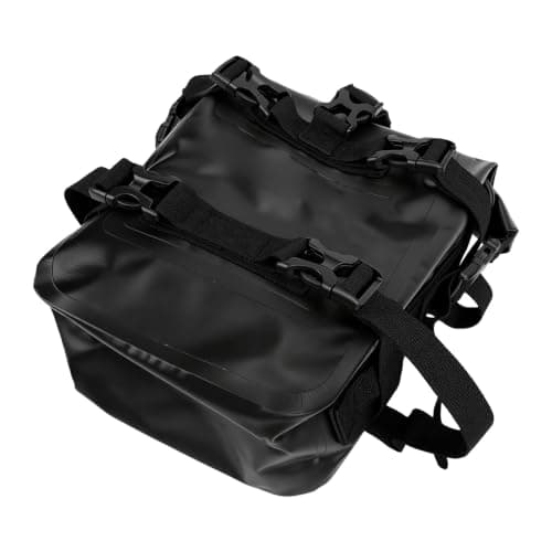 Ejoyous Motorcycle Crash Bar Bag 8L 840D TPU Storage (Black) — view 4