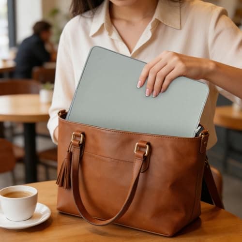 Adiwo Laptop Sleeve for 13 Inch, 360° Protective Puffy Laptop Sleeve, Two-Way Metal Zipper, Hidden Stitching, Compatible with 13 Inch MacBook, Asus, Dell, HUAWEI, iPad Pro/Air, Grey — view 6