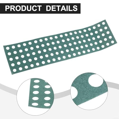100 Pcs Green for battery Insulation Gaskets, 17mm OD x 10mm ID Paper Washers for Cells, Wood Pulp Hollow Rings to Prevent Short Circuit, For Easy Peel Discs for DIY for battery Pack(K) — view 5