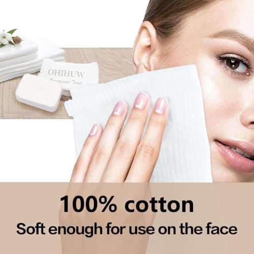 Disposable Towel Thicker Style Magic Compressed Towel Large Size Coin Tissue Portable Washcloth Reusable for Travel Camping Hiking Outdoor Sports Beauty Salon — view 2