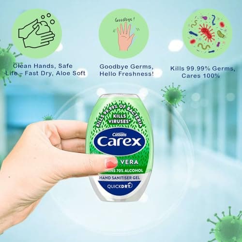 Katsy Style Hand Sanitiser Gel - Antibacterial, Aloe Vera, Gel Form - 50ml Bottle, Pack of 4 - Personal Hygiene Solution for Hands — view 6