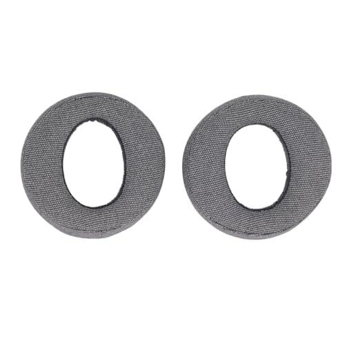 TYTOGE Ear Pads, Grey Replacement Cushions Soft Linen Memory Foam Repair Parts for Pulse 3D Wireless Headphones — view 6