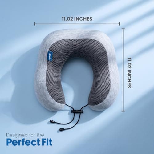 Utopia Bedding Travel Neck Pillow – Soft Support for Travel, Plane & Car — view 2