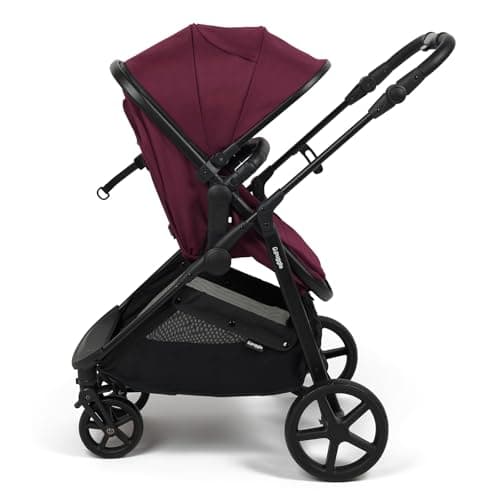 Puggle Monaco XT 2-in-1 Pram & Pushchair Travel System (Burgundy) — view 3