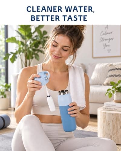 3-Pack Replacement Water Bottle Filters for LARQ Bottle Filtered — view 6