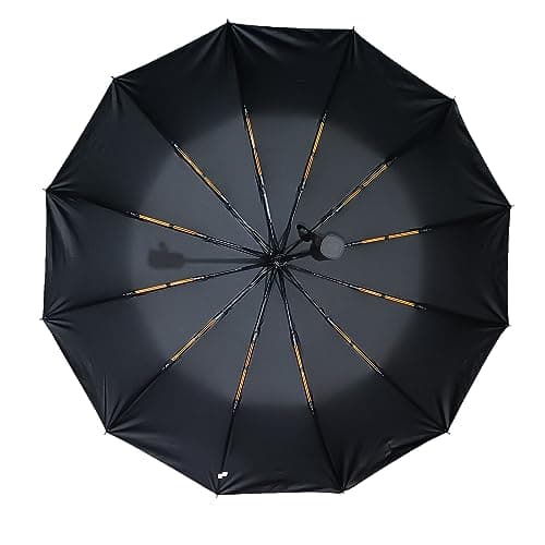 Maibar Umbrella Windproof Strong 24 Ribs Compact Umbrellas Sun UV Protection spf 50 Folding Travel Large Auto Open Close Umbrellas Umbrella (Mint Green) — view 5