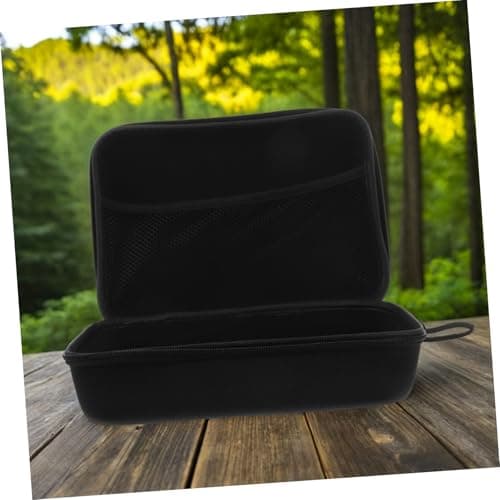 BUGUUYO Eva Storage Bag for Headphones and Data Cables Protective Multi-use Travel Pouch for USB Adapters and Earbuds for Office and School Black — view 5