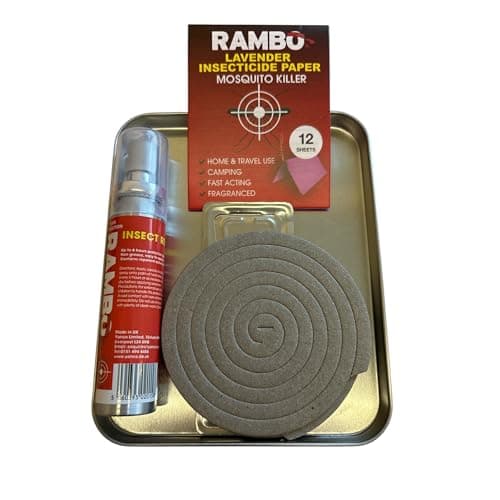 Rambo Camping & Travel Kit – Insect Repellent Coils, Papers & Spray — view 3