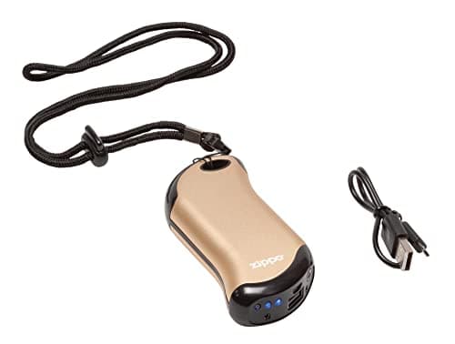 Zippo HeatBank 9s - Rechargeable Hand Warmer - 9 Hour Run Time - 3 Settings - For Indoor & Outdoor Use - Battery & Heat Indicator Light - One Size - Gold — view 5