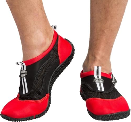 Cressi Unisex Adult Reef Water Shoes - Black/Red, UK 6.5/ EU 39 — view 2
