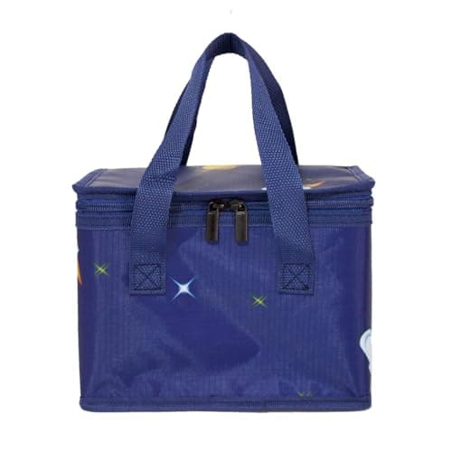 Arikky Lunch Bag Insulated Women Men Kids Cool Bag Lunch Box School Girls Boys Toddlers Picnic Bag Travel Small Mini Cooler Blue Star 6 cans — view 3
