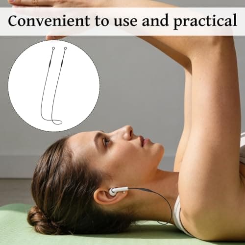 2 Pcs for Loops Earplug Safety Cord, Silicone Magnetic for Loops Ear Plugs, Tug-Resistant Safety Cord with Travel and Sports Daily Use — view 4
