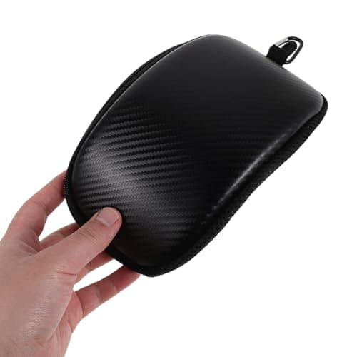Kichvoe 2pcs Black Curved PU Ski Goggle Case for Eyewear Travel Protection — view 4