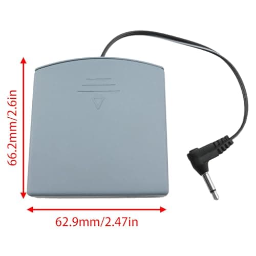 zutisay Emergency External Backup Battery Box Safe Box External Power Box Biometric Safe External Battery Pack for Power Supply Safes and Key Safes, etc. (6V 3.5 Head) 1PCS — view 2