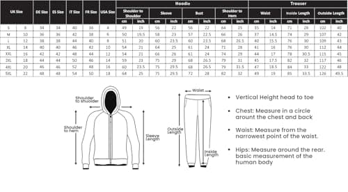 Love My Fashions® Men’s Tracksuit Full Sleeve Contrast Fleece Top & Bottom Cord Set Zipper Hood Jogging Suit Set Plus Sizes — view 6