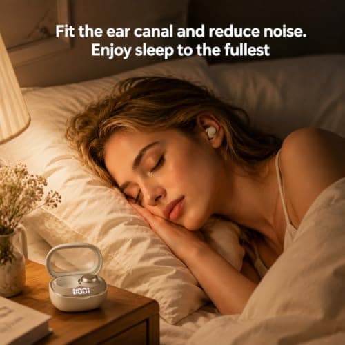 Wireless Earbuds, 2026 Mini Sleep Earbuds, Bluetooth 5.4 Headphones In Ear — view 2