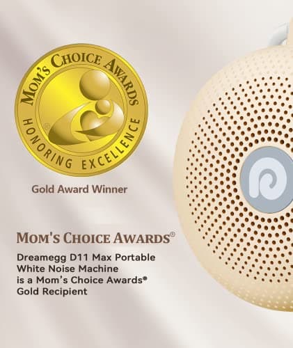 Dreamegg D11MAX, Portable White Noise Machine for Baby & Adults, Khaki — view 2