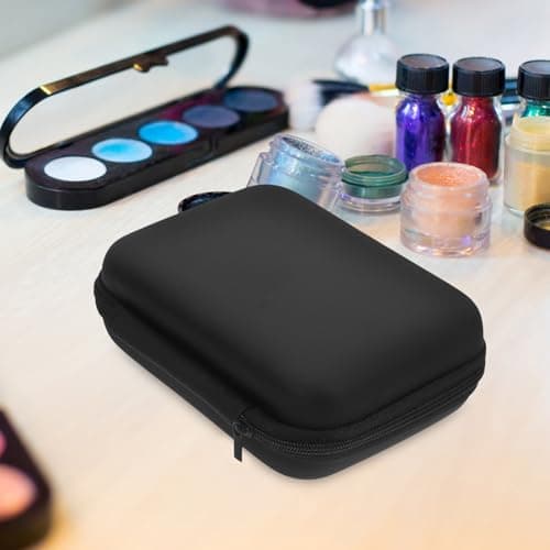 FUOYLOO Portable Storage Bag Power Bank Bag Oxford Cloth Storage Pouch Black Simple and Generous Style Organizing Power Bank Organizing USB Cables Travel Accessory — view 6