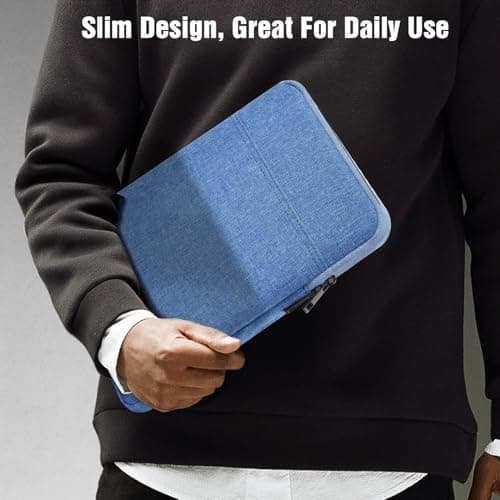 TiMOVO 9-11" Tablet Sleeve Bag, Sky Blue — view 6