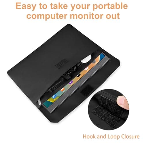 MOSISO Portable Monitor Case Sleeve 16.1 inch, Black — view 3