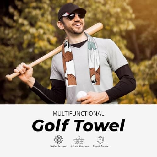 NBSKSDLK Brown Sloth Cooling Towel for Neck and Face 40''x 12'' — view 6
