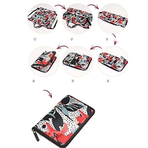 Folding Sports Fitness Backpack Light Travel Backpack Backpack with Wheels for Women (A, One Size) — view 3