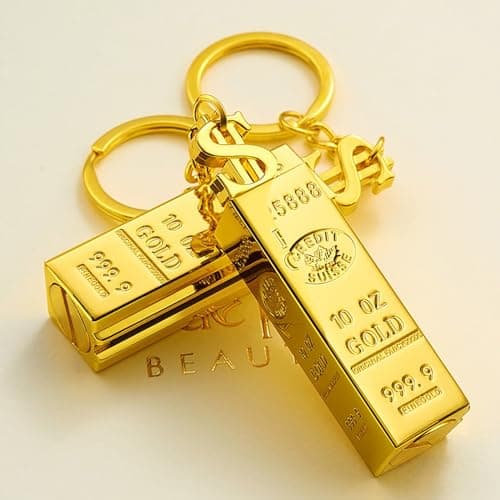 Rechargeable LED Keychain Torch 1 Emergency Camping Light Compact Portable Outdoor Flashlight for Travel (Gold, One Size) — view 5