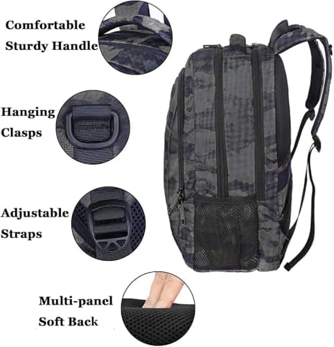 MATEIN 15.6 Inch Travel Laptop Backpack, Work Bag Lightweight Laptop Bag — view 2
