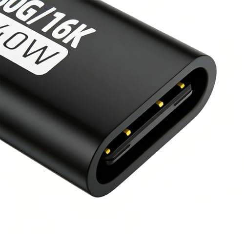 USB C Female To USB Female Adapter, 240w Connector, US-B C To U-SB Connector, For Conference Travel Desktop Computer Laptop Workplace Presentation Home — view 6