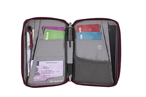 Lifeventure RFID Mini Travel Wallet – Slim Passport & Document Holder — view 2